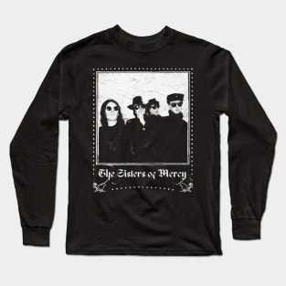 The Sisters Of Mercy /  Gothic Fan Art Design Long Sleeve T-Shirt